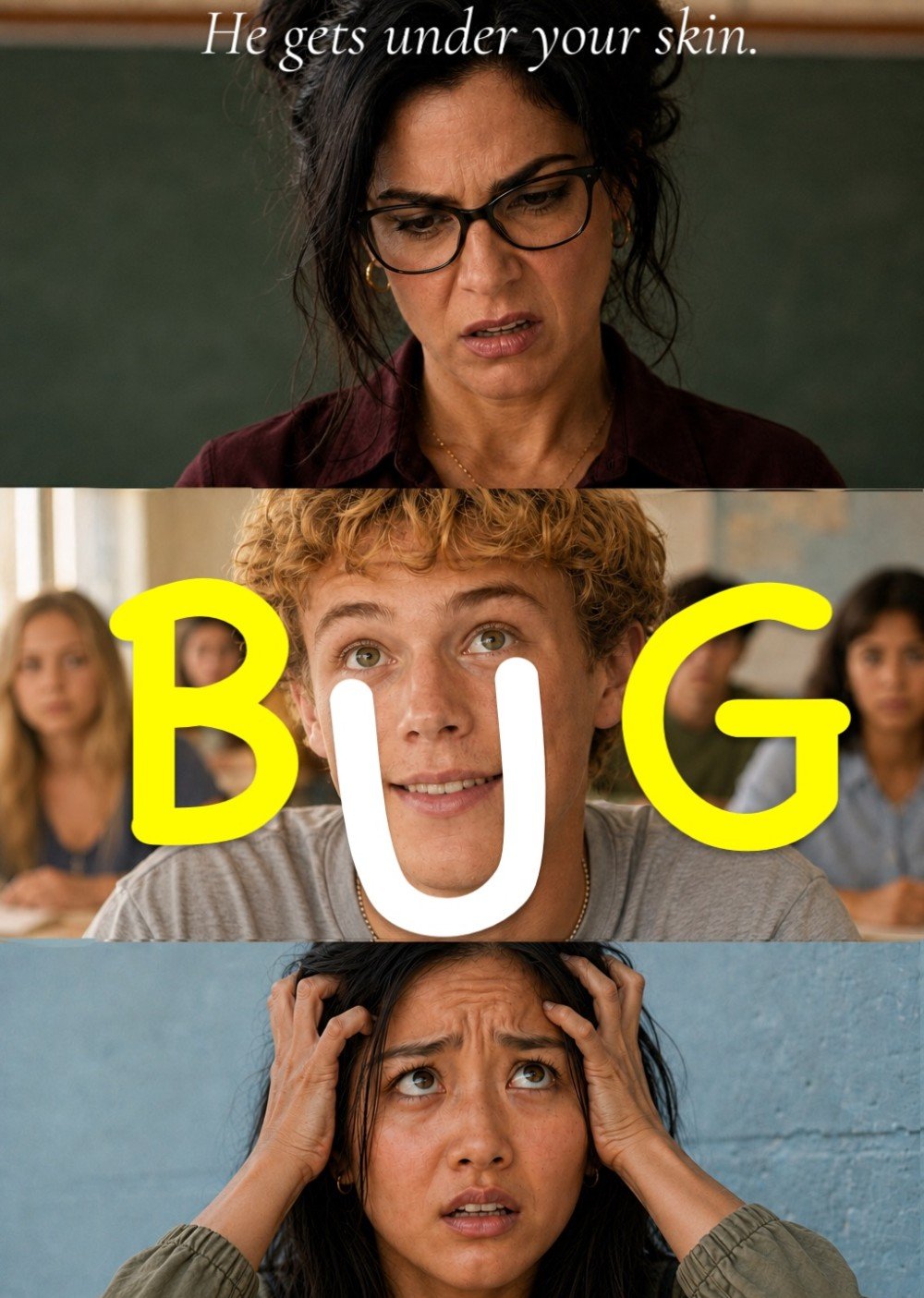 The BUG poster: He gets under your skin.